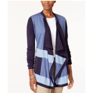 Karen Scott waterfall sweater
